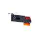 Lampa gabarit brat 149mm, cotit la 90°, galben cu rosu, LED Neon, stanga, W74.4 LOGO 2263 L/II WAS