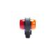 Lampa gabarit brat 191mm, cotit la 90°, galben cu rosu, LED Neon, dreapta, W74.1 LOGO 2254 P/II WAS Lampa gabarit brat 191mm, cotit la 90°, galben cu rosu, LED Neon, dreapta, W74.1 LOGO 2254 P/II WAS