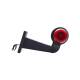Lampa gabarit brat 191mm, cotit la 90°, galben cu rosu, LED Neon, dreapta, W74.1 LOGO 2254 P/II WAS Lampa gabarit brat 191mm, cotit la 90°, galben cu rosu, LED Neon, dreapta, W74.1 LOGO 2254 P/II WAS