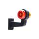 Lampa gabarit brat 191mm, cotit la 90°, galben cu rosu, LED Neon, dreapta, W74.1 LOGO 2254 P/II WAS Lampa gabarit brat 191mm, cotit la 90°, galben cu rosu, LED Neon, dreapta, W74.1 LOGO 2254 P/II WAS
