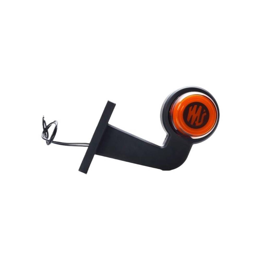 Lampa gabarit brat 149mm, cotit la 90°, galbena, LED Neon, stanga-dreapta, W74.4 LOGO 2264/II WAS