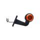 Lampa gabarit brat 149mm, cotit la 90°, galbena, LED Neon, stanga-dreapta, W74.4 LOGO 2264/II WAS