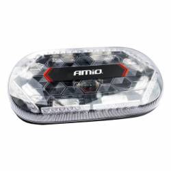 Girofar rampa transversal 32x18cm, magnet, 48 LED-uri, 12-24V, 26W, cu mufa pentru bricheta, 03336 Amio Girofar rampa transversal 32x18cm, magnet, 48 LED-uri, 12-24V, 26W, cu mufa pentru bricheta, 03336 Amio