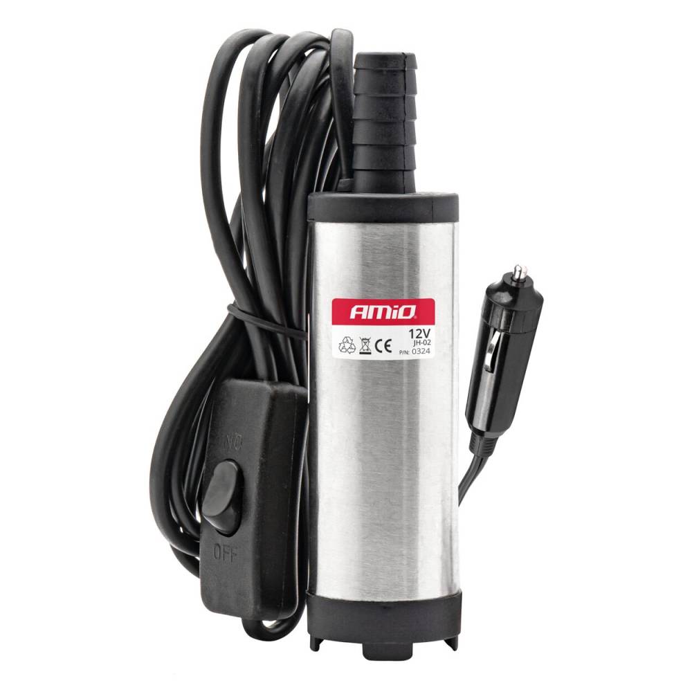 Pompa electrica scos combustibil 12V, fi39mm, 12l/min, cu stecher, submersibila, 03242 Amio