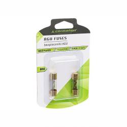 Siguranta AGU aurita 80A, 10.3x38mm, set 2 bucati, 63664 Carmotion 