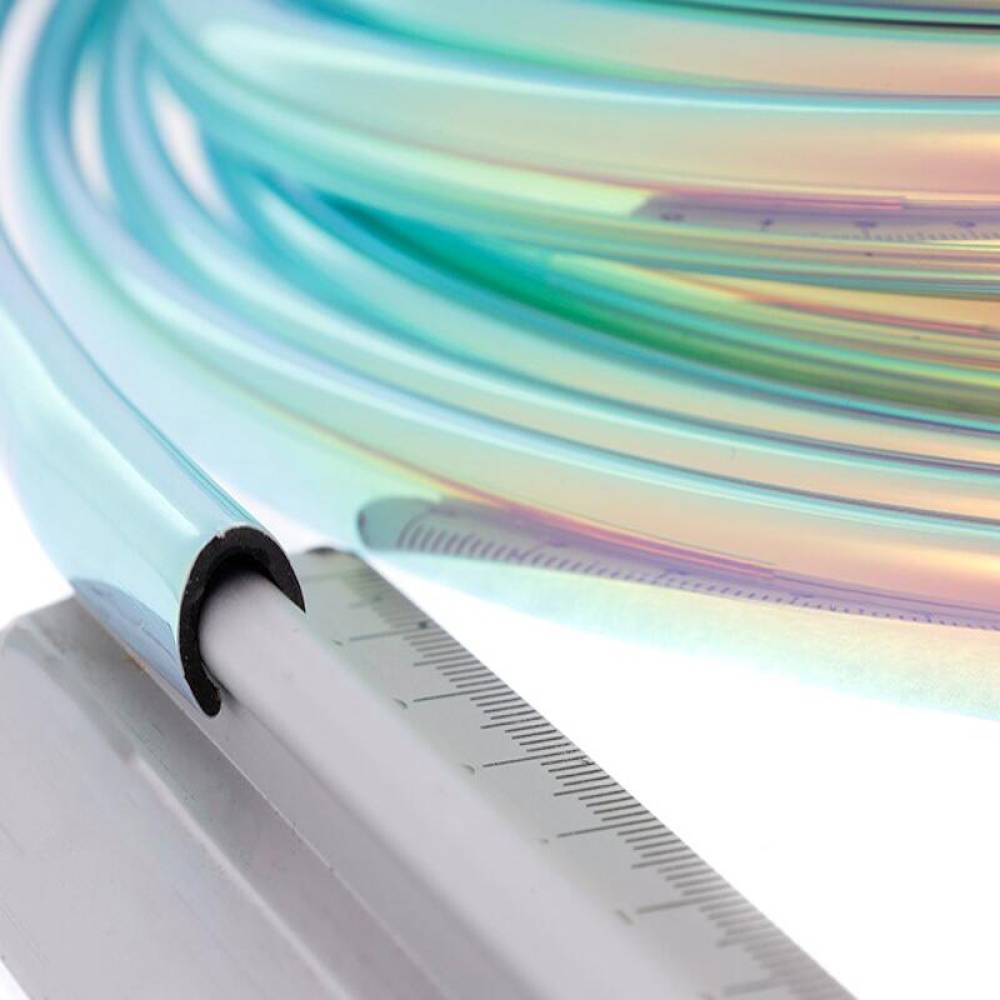 Rola ornament bandou, 8mm x 20m, curcubeu, profil U, 63780 Carmotion 