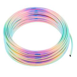 Rola ornament bandou, 8mm x 20m, curcubeu, profil U, 63780 Carmotion 