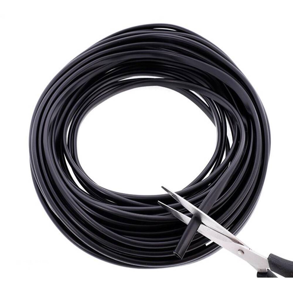 Rola ornament bandou, 8mm x 20m, neagra, profil U, 63779 Carmotion 