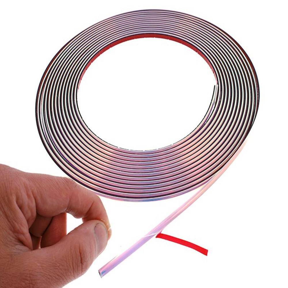 Rola ornament bandou, 9mm x 8m, curcubeu, 63757 Carmotion 