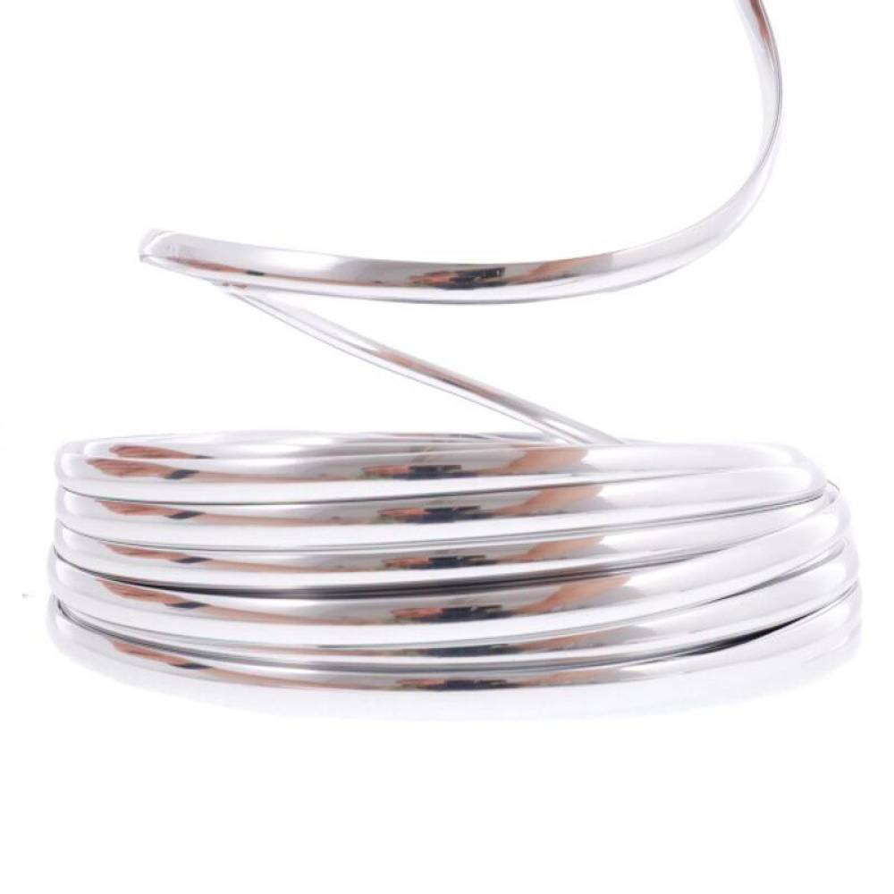 Rola ornament bandou, 8mm x 20m, cromata, profil U, 63778 Carmotion
