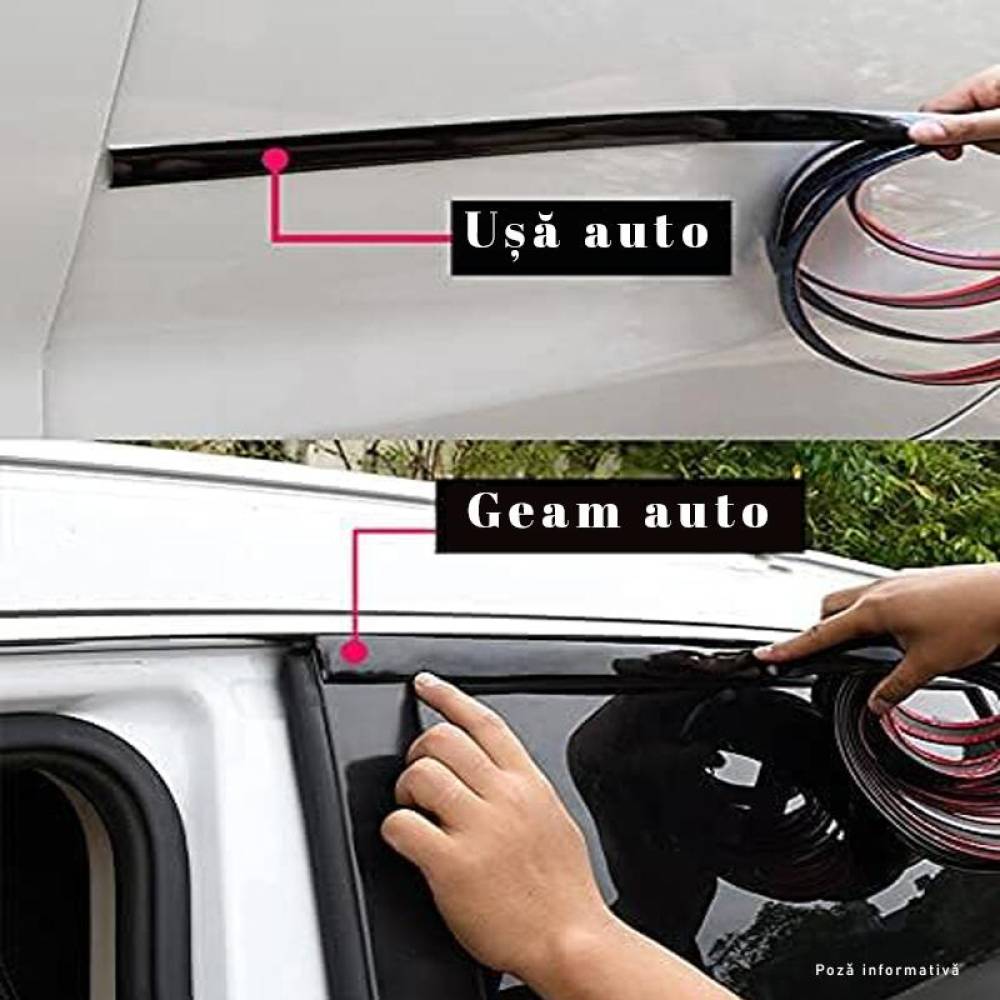 Rola ornament bandou, 26mm x 5m, cromata, 63770 Carmotion Rola ornament bandou, 26mm x 5m, cromata, 63770 Carmotion