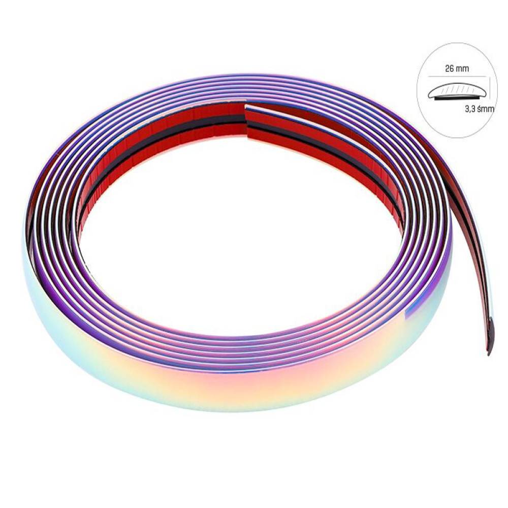 Rola ornament bandou, 26mm x 5m, curcubeu, 63772 Carmotion 
