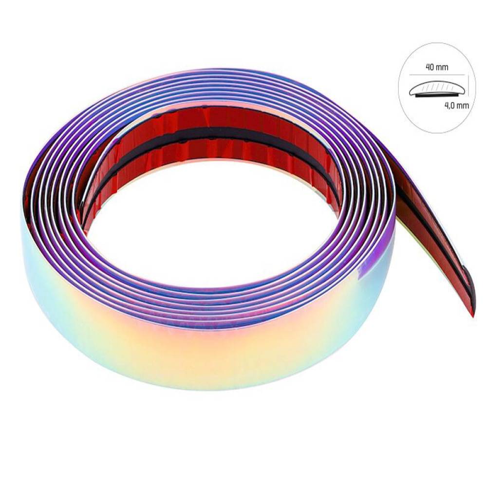 Rola ornament bandou, 40mm x 5m, curcubeu, 63776 Carmotion Rola ornament bandou, 40mm x 5m, curcubeu, 63776 Carmotion