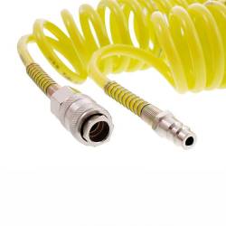 Furtun spiralat pentru aer comprimat 10m, 5x8mm, 12bar, poliuretan, 63821 Carmotion