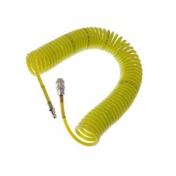 Furtun spiralat pentru aer comprimat 5m, 5x8mm, 12bar, poliuretan, 63820 Carmotion