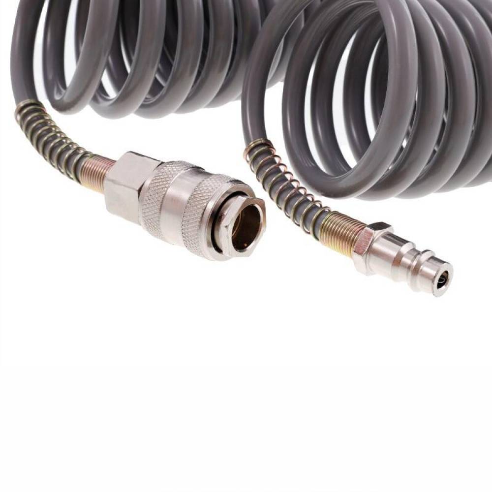 Furtun spiralat pentru aer comprimat 5m, 5x8mm, 12bar, polietilena, 63823 Carmotion Furtun spiralat pentru aer comprimat 5m, 5x8mm, 12bar, polietilena, 63823 Carmotion