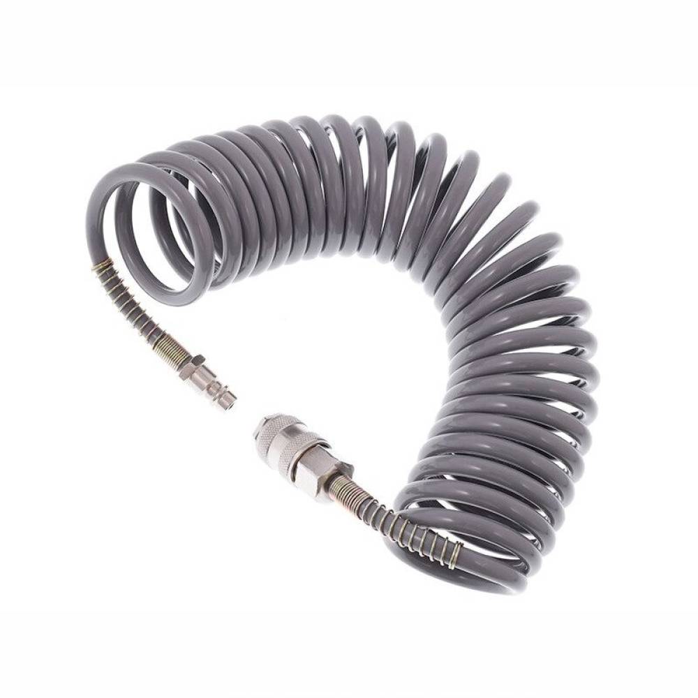 Furtun spiralat pentru aer comprimat 5m, 5x8mm, 12bar, polietilena, 63823 Carmotion Furtun spiralat pentru aer comprimat 5m, 5x8mm, 12bar, polietilena, 63823 Carmotion