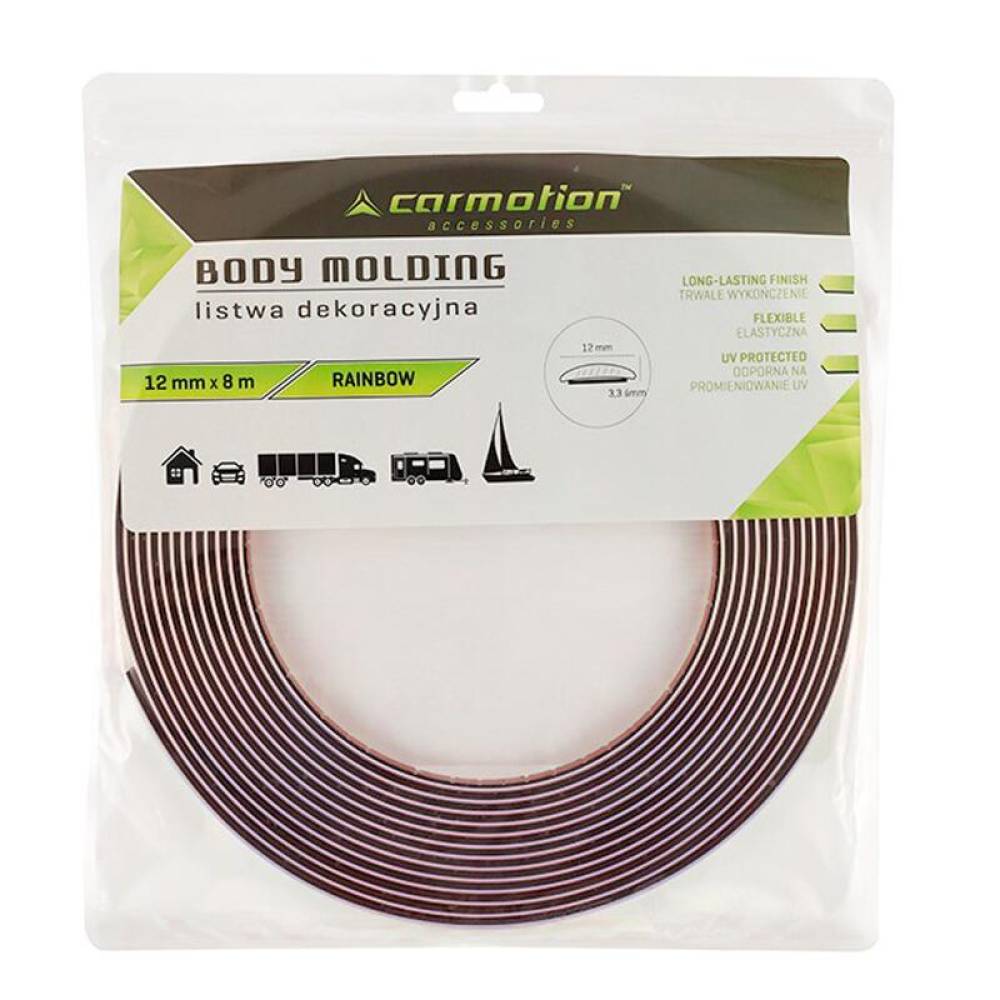 Rola ornament bandou, 12mm x 8m, curcubeu, 63761 Carmotion Rola ornament bandou, 12mm x 8m, curcubeu, 63761 Carmotion