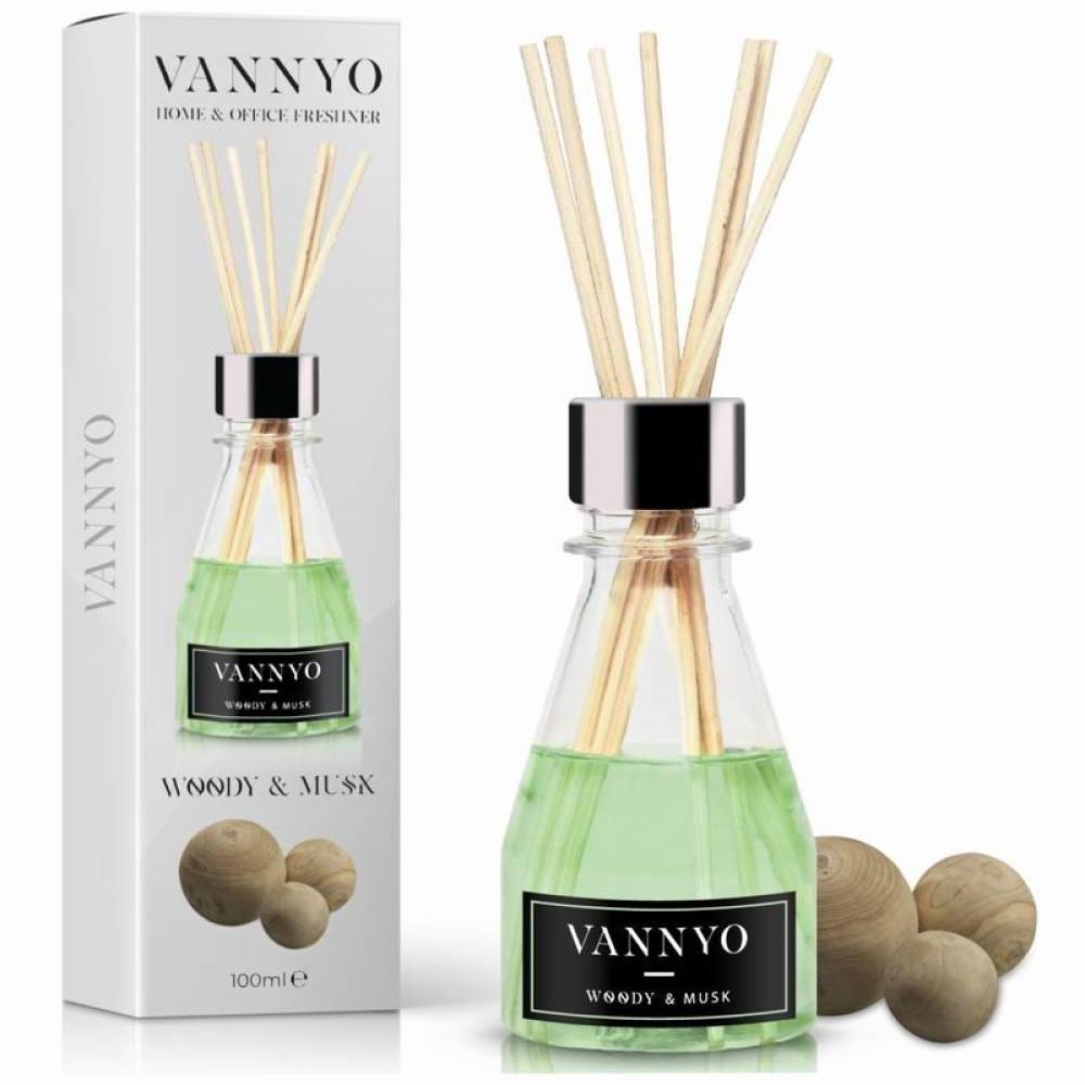 Odorizant camera cu betisoare, 100ml, Woody&Musk, Vannyo Vanesica Odorizant camera cu betisoare, 100ml, Woody&Musk, Vannyo Vanesica