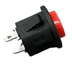 Intrerupator, buton ON/OFF cu revenire, rotund, rosu, semn Claxon, TL-30 Intrerupator, buton ON/OFF cu revenire, rotund, rosu, semn Claxon, TL-30