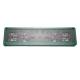 Set 2 suporti numar, rama intreaga detasabila, verde,  KMP03, Komplast
