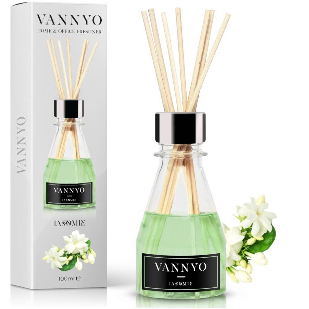Odorizant camera cu betisoare, 100ml, Iasomie, Vannyo Vanesica