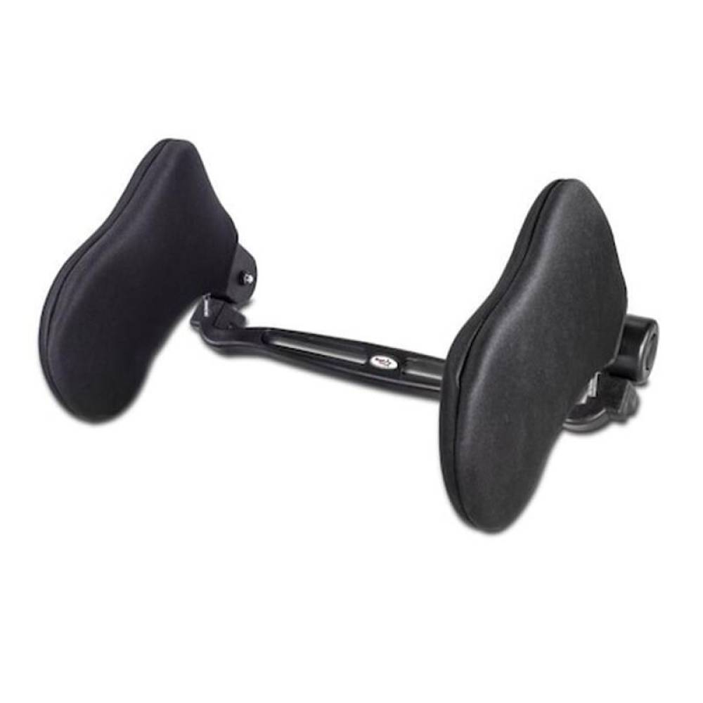Tetiera cu laterale din piele, neagra, AC410