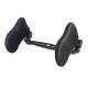 Tetiera cu laterale din piele, neagra, AC410