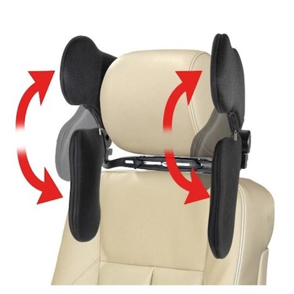 Tetiera cu laterale din piele, neagra, AC410