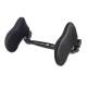 Tetiera cu laterale din piele, neagra, AC410