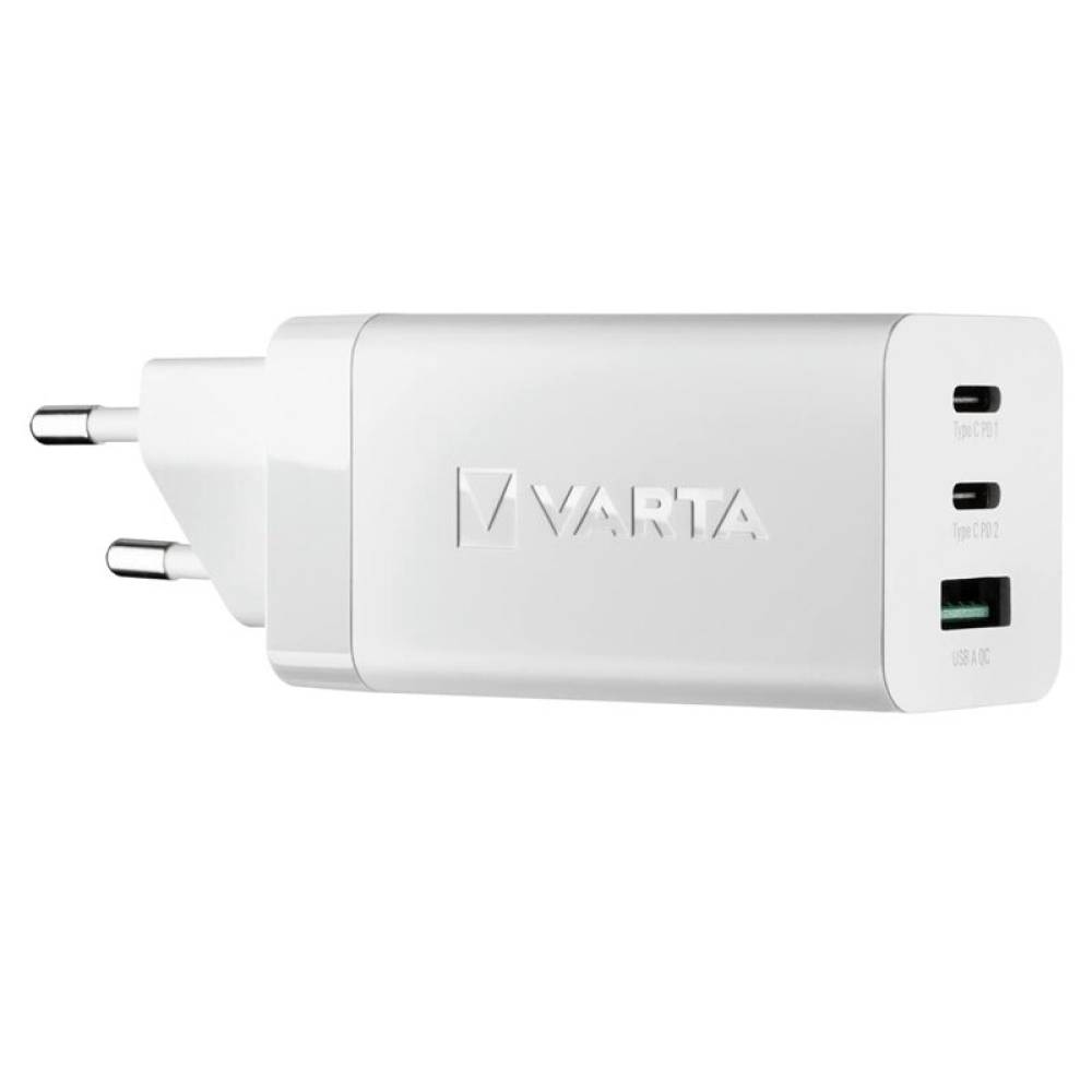 Incarcator 220V - 5V, 2xUSB-C, PD, 65W, 1xUSB-A, QC well 57956 Varta