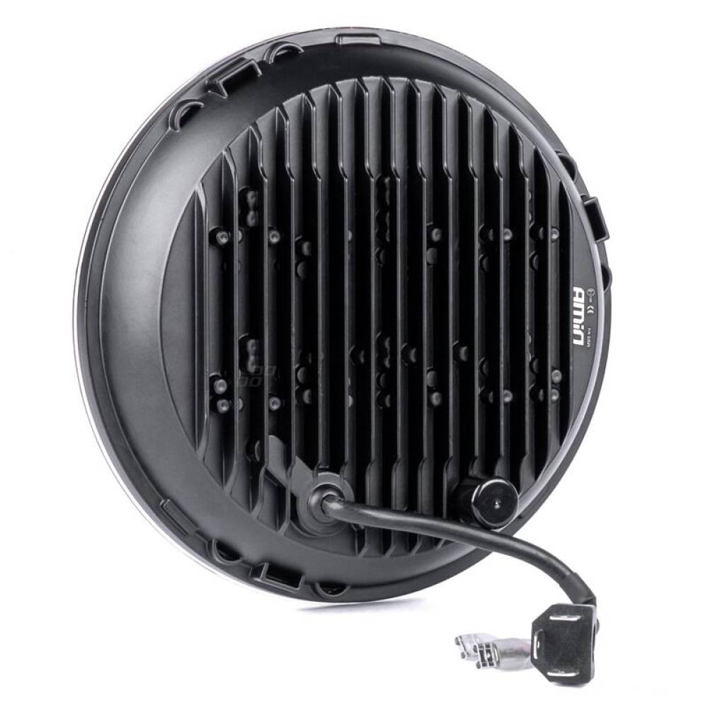 Far cu 2 faze, Hi-Low, cu DRL, BOSS, 9-36V, pentru Jeep si moto, 03625 Amio