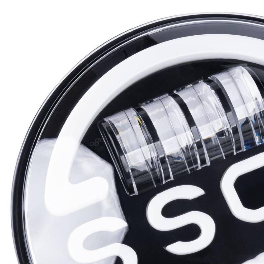 Far cu 2 faze, Hi-Low, cu DRL, BOSS, 9-36V, pentru Jeep si moto, 03625 Amio