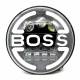 Far cu 2 faze, Hi-Low, cu DRL, BOSS, 9-36V, pentru Jeep si moto, 03625 Amio
