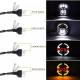 Far cu 2 faze, Hi-Low, cu DRL, BOSS, 9-36V, pentru Jeep si moto, 03625 Amio