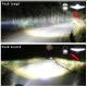 Far cu 2 faze, Hi-Low, cu DRL, BOSS, 9-36V, pentru Jeep si moto, 03625 Amio