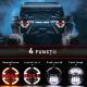 Far cu 2 faze, Hi-Low, cu DRL, BOSS, 9-36V, pentru Jeep si moto, 03625 Amio