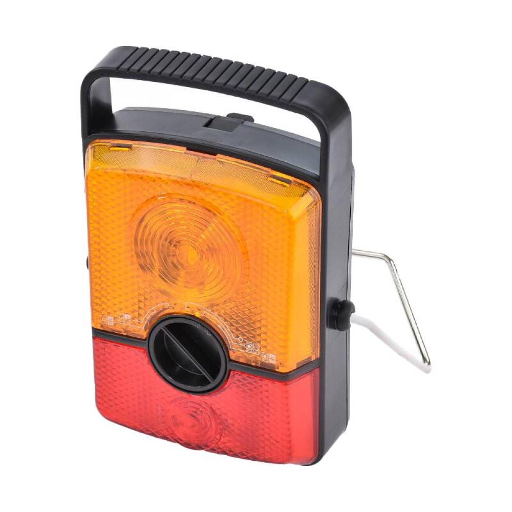 Lanterna 2 in 1 cu functie stroboscopica, girofar, cu baterii R20, ADR, LOS003 Hico 