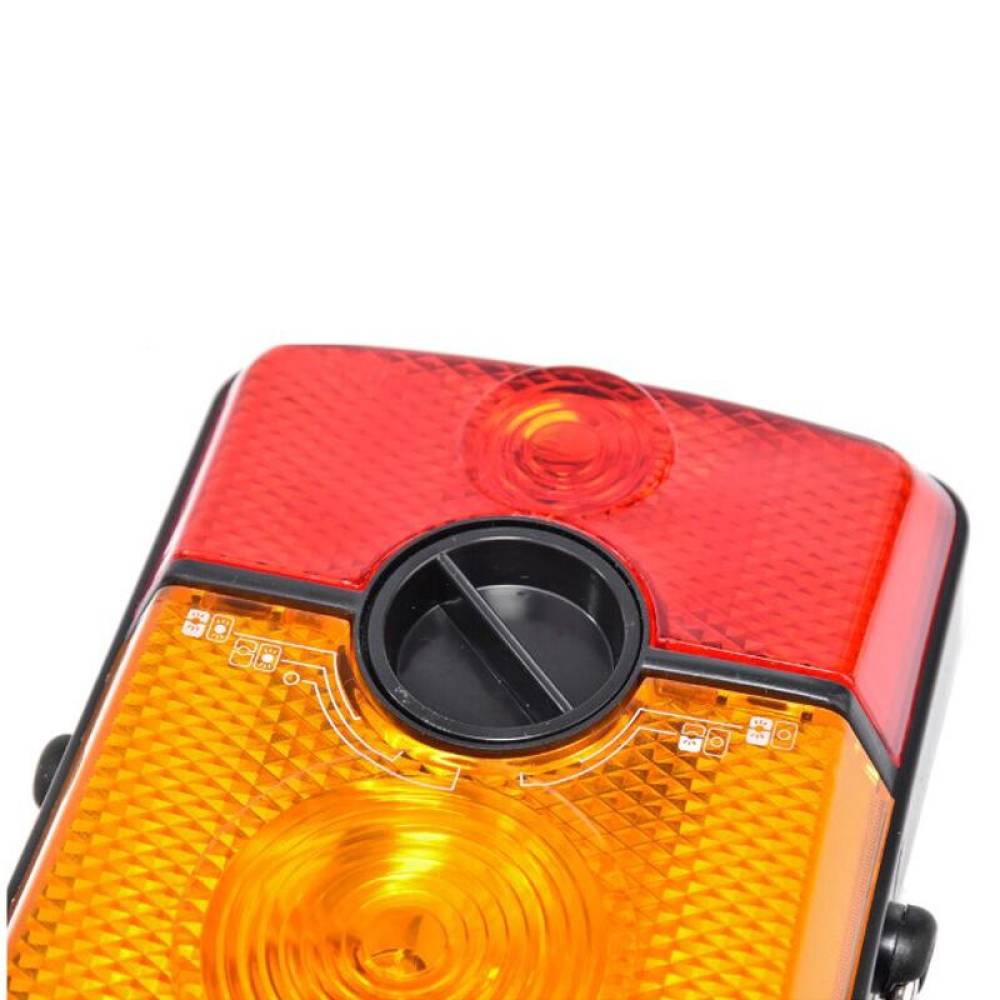 Lanterna 2 in 1 cu functie stroboscopica, girofar, cu baterii R20, ADR, LOS003 Hico 