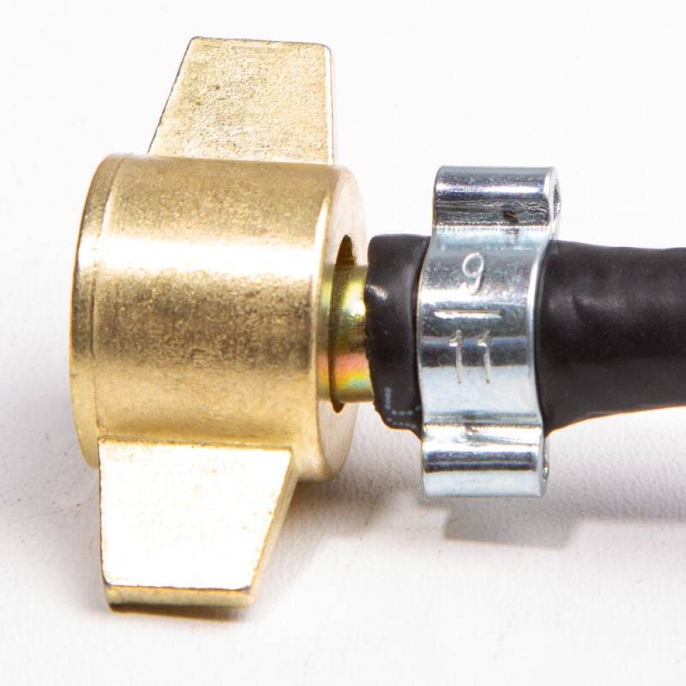 Furtun pentru umflat roti, pistol aer cu mufa de 1/4 si conector rotitor, fluture M16, WDP023 Hico