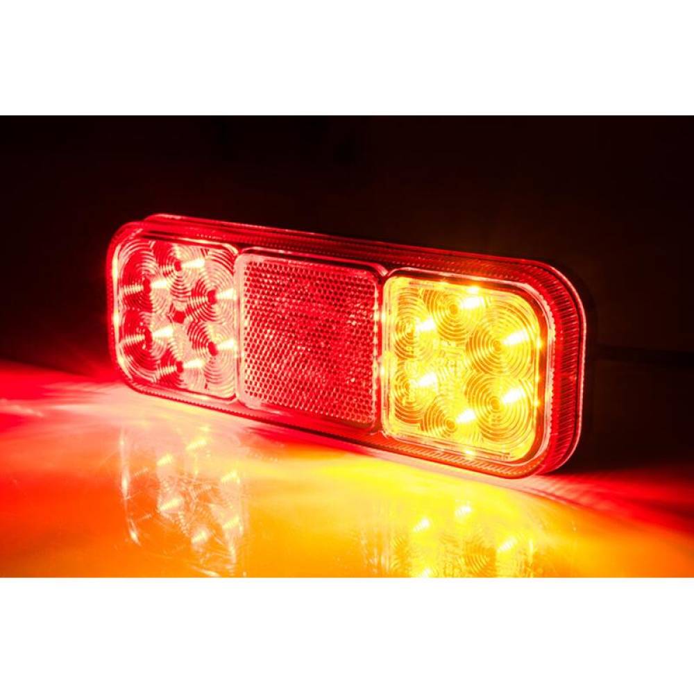 Lampa spate 200x70, 3 functii, LED,12/24V, stanga / dreapta, HOR126, LZD 2832 Horpol