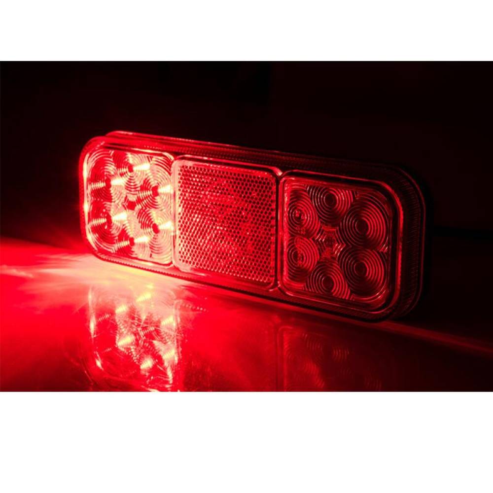 Lampa spate 200x70, 3 functii, LED,12/24V, stanga / dreapta, HOR126, LZD 2832 Horpol