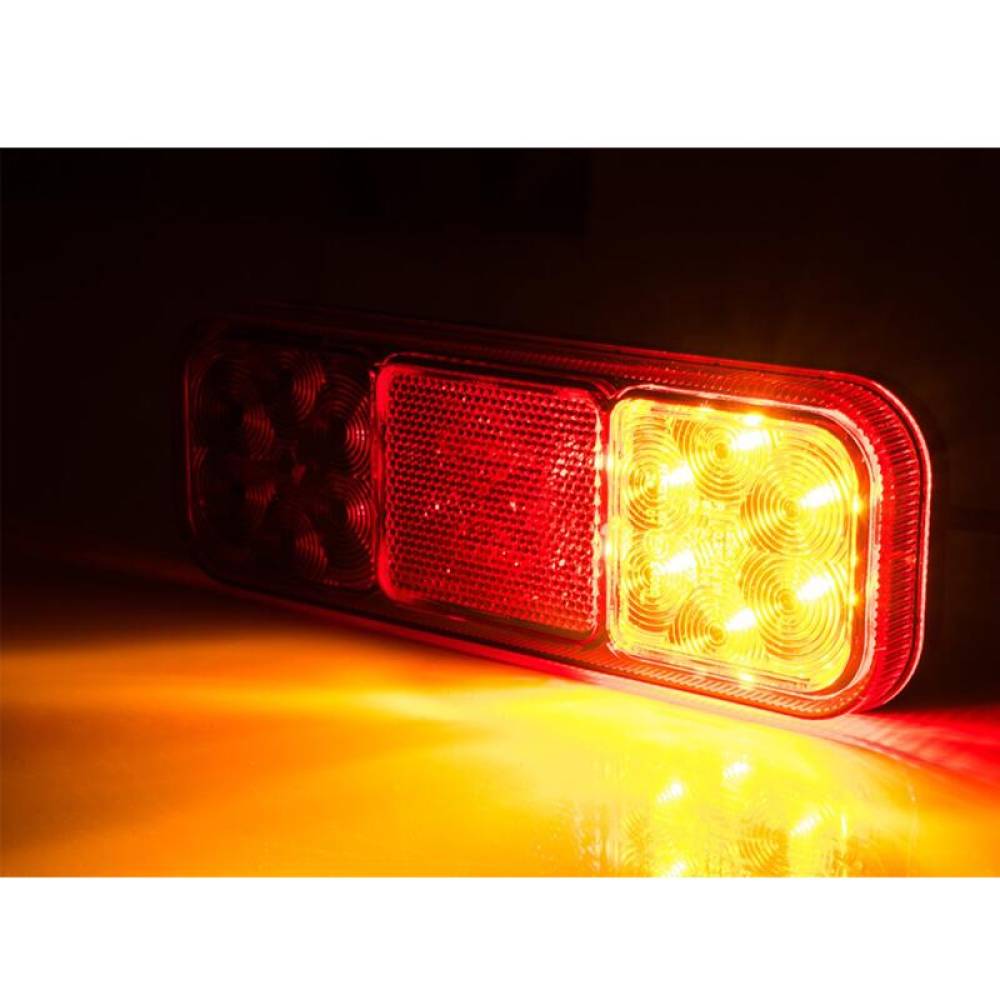 Lampa spate 200x70, 3 functii, LED,12/24V, stanga / dreapta, HOR126, LZD 2832 Horpol