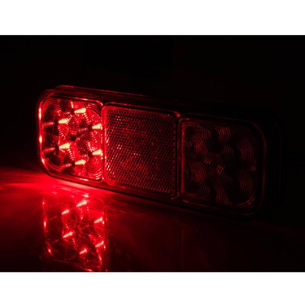 Lampa spate 200x70, 3 functii, LED,12/24V, stanga / dreapta, HOR126, LZD 2832 Horpol