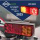 Lampa spate 200x70, 3 functii, LED,12/24V, stanga / dreapta, HOR126, LZD 2832 Horpol