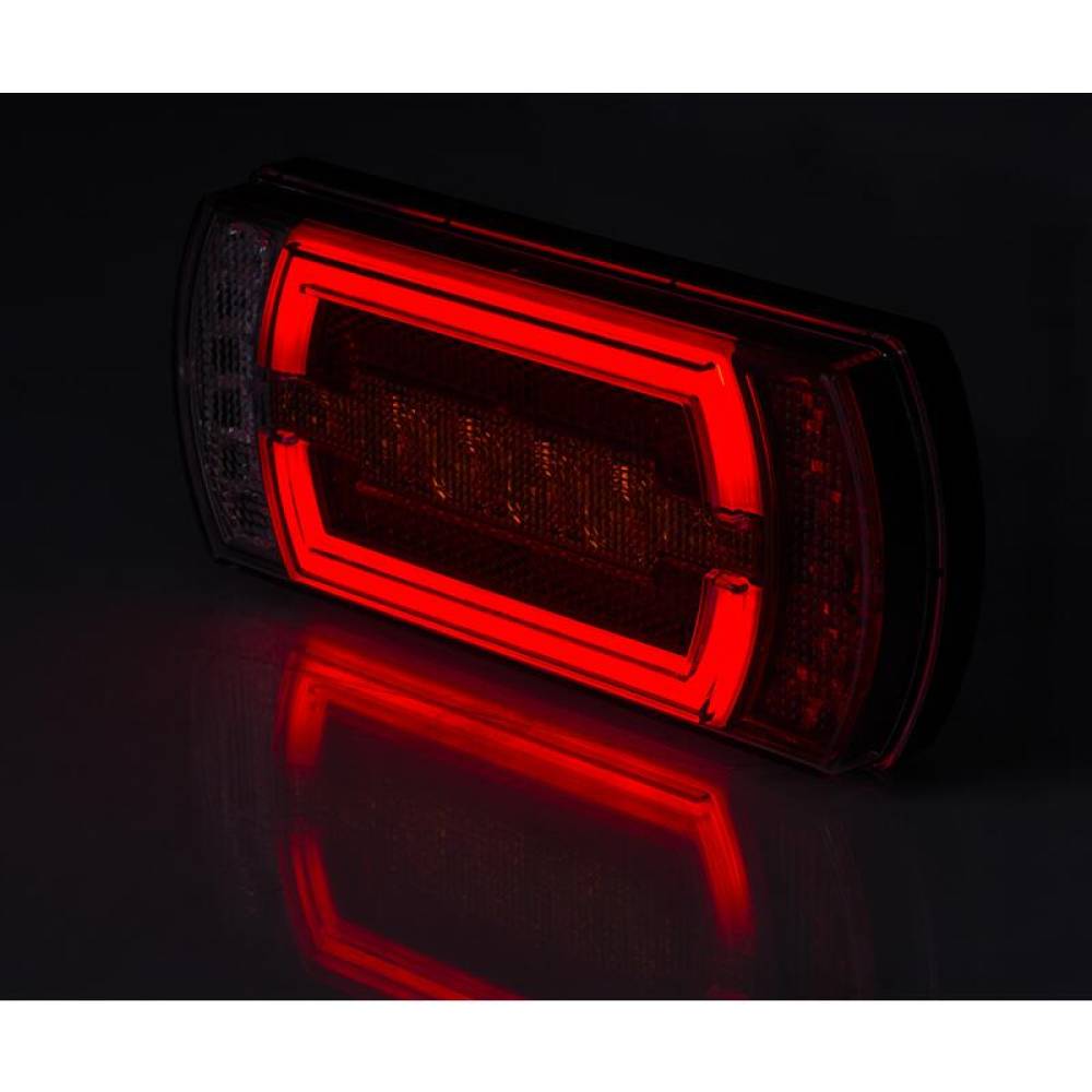 Lampa stop 162x70, 4 functii, LED neon, cu mers inapoi, stanga sau dreapta, LZD2841 Horpol