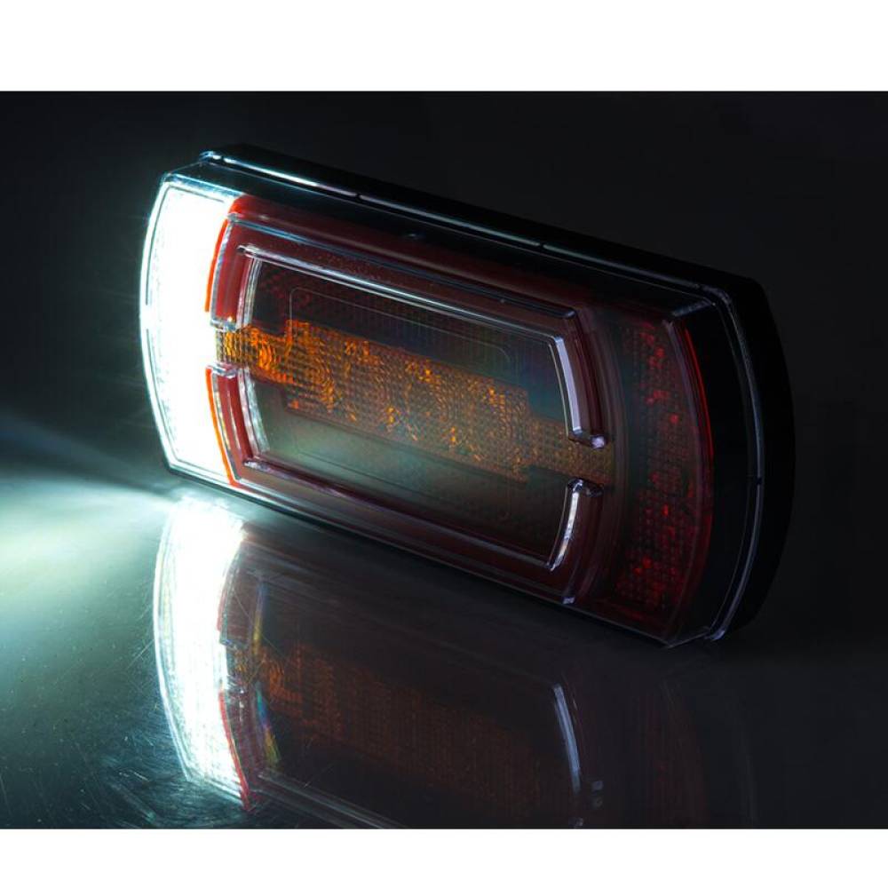 Lampa stop 162x70, 4 functii, LED neon, cu mers inapoi, stanga sau dreapta, LZD2841 Horpol