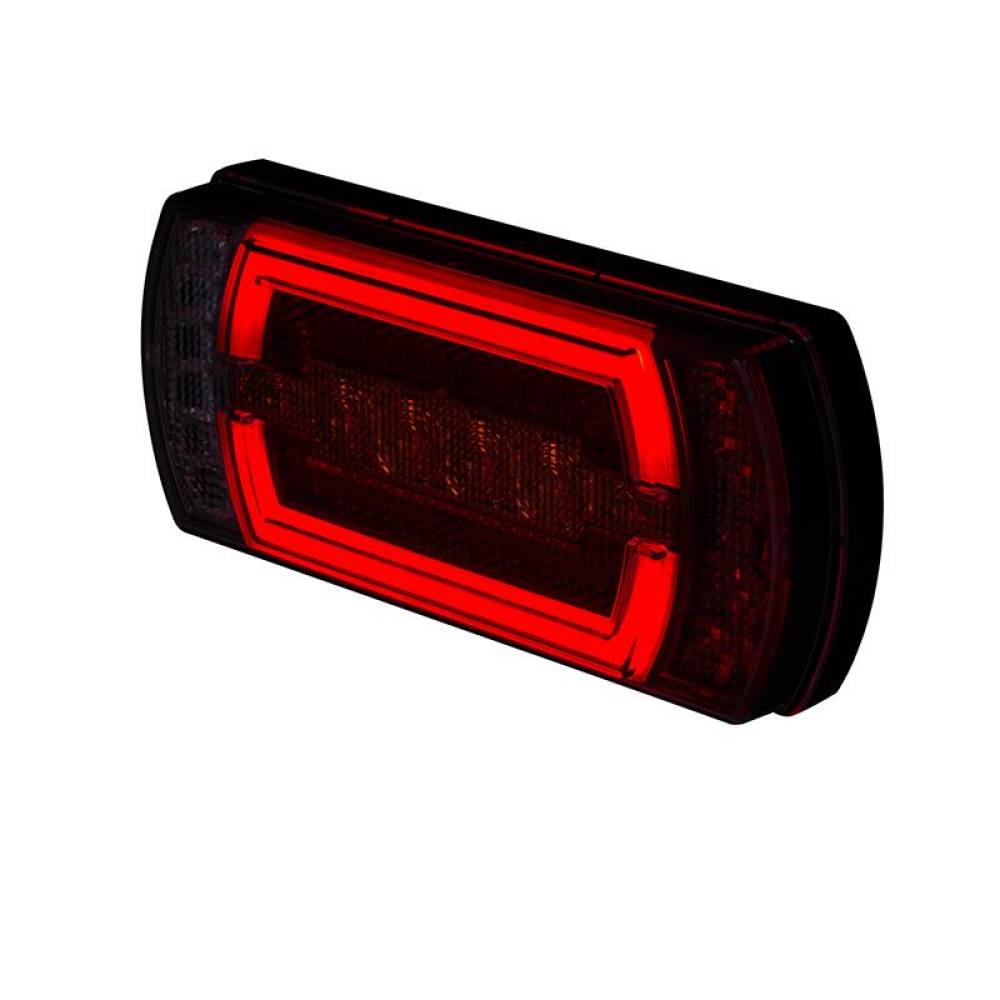 Lampa stop 162x70, 4 functii, LED neon, cu mers inapoi, stanga sau dreapta, LZD2841 Horpol