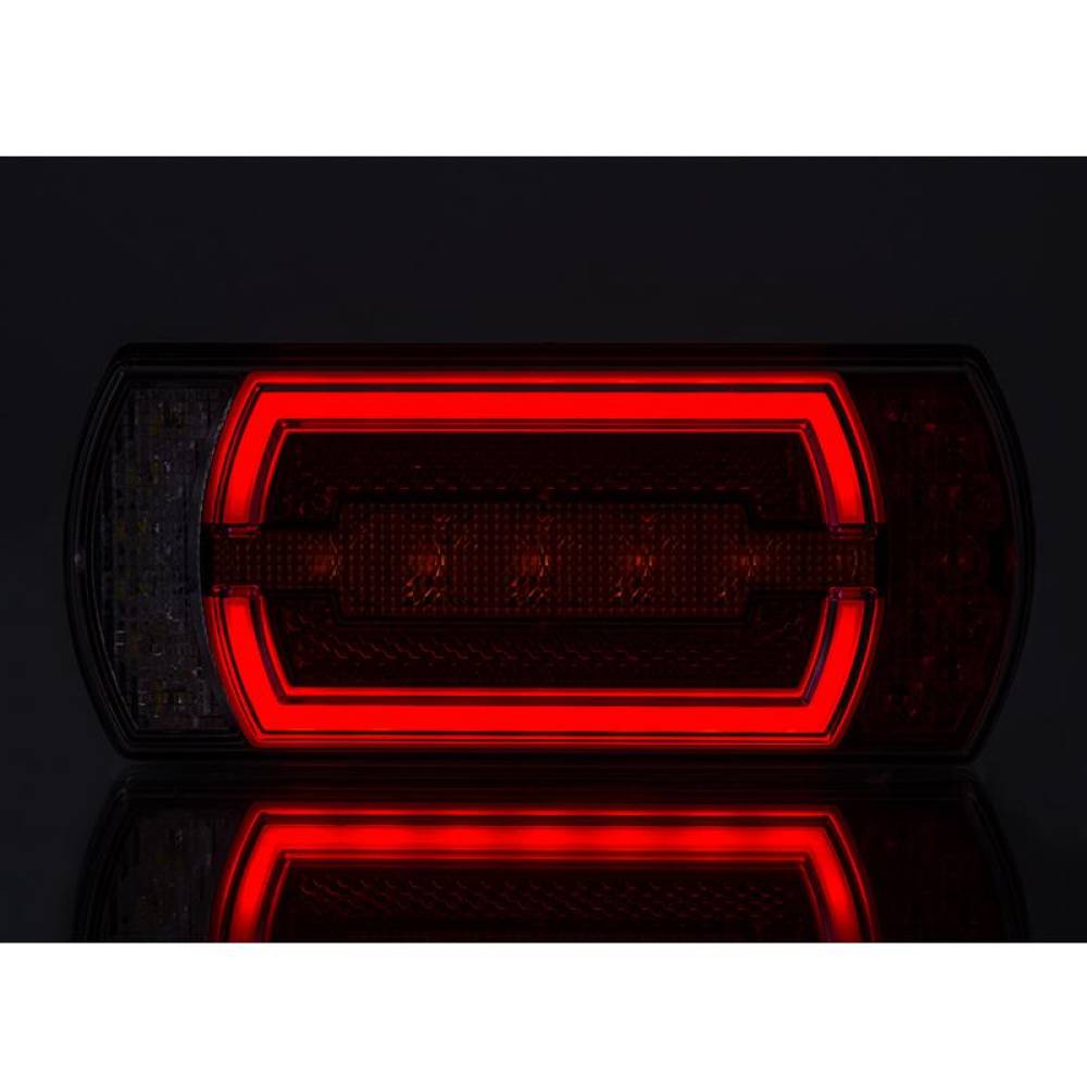 Lampa stop 162x70, 4 functii, LED neon, cu mers inapoi, stanga sau dreapta, LZD2841 Horpol