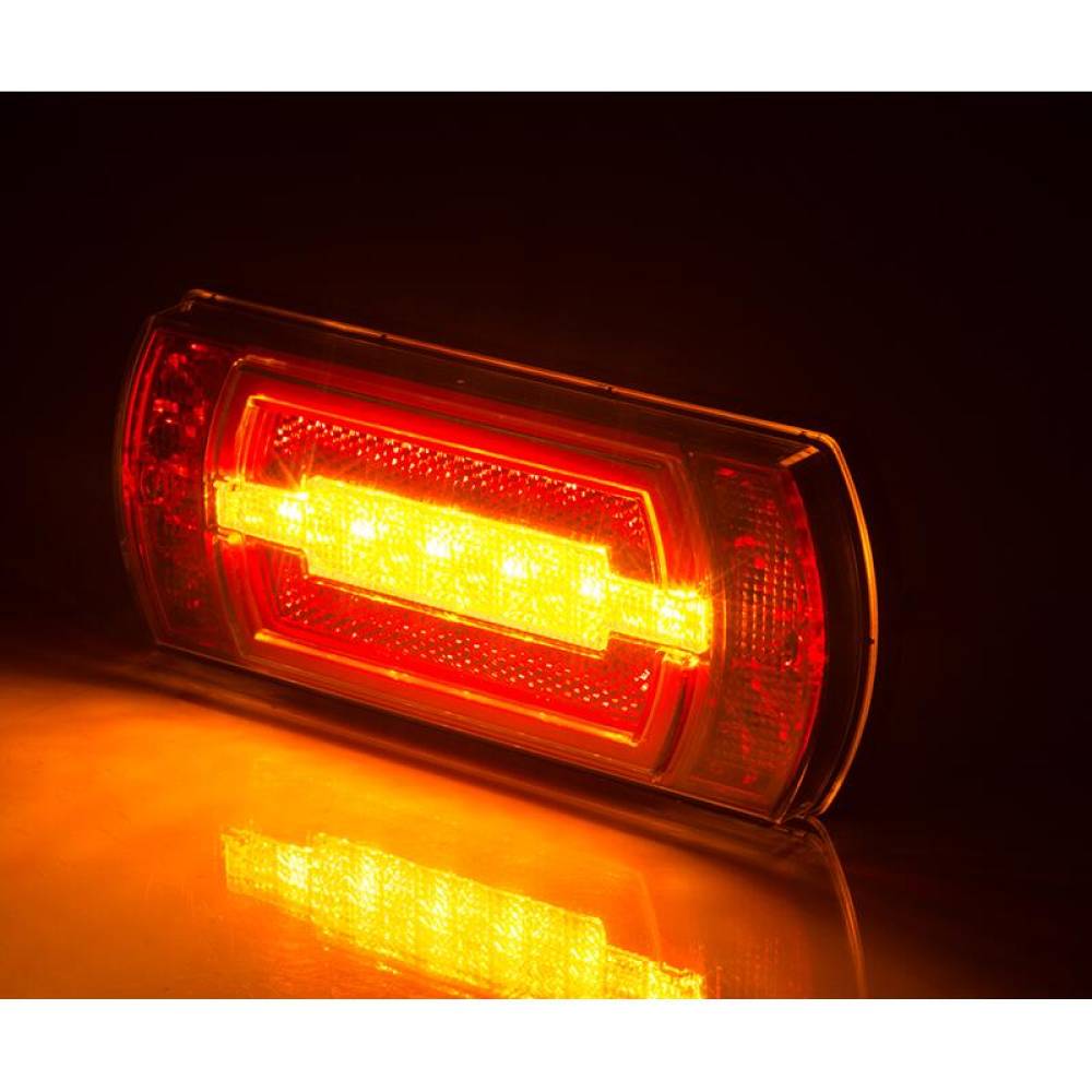 Lampa stop 162x70, 4 functii, LED neon, cu ceata, stanga sau dreapta, LZD2840 Horpol